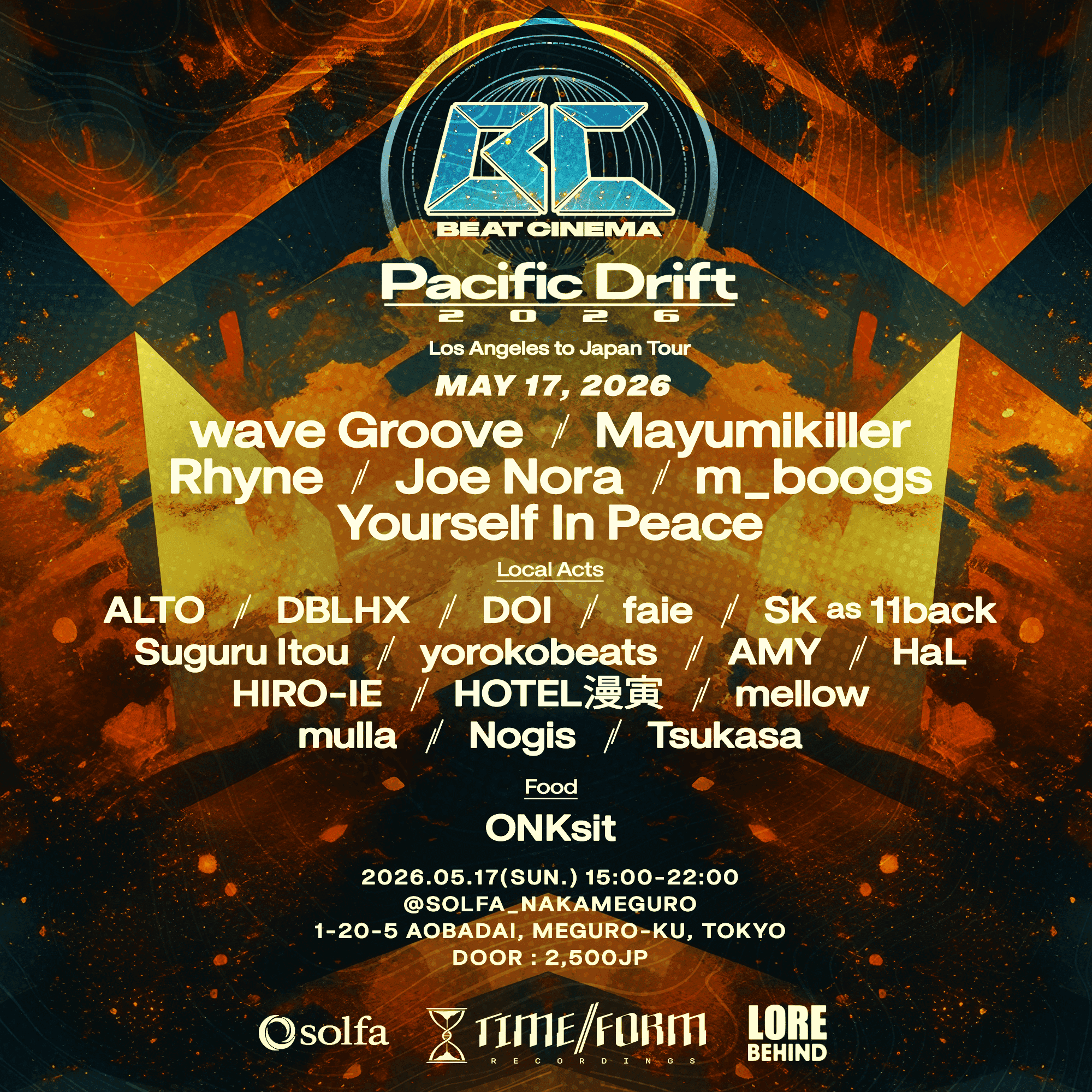 BEAT CINEMA - Tokyo 2026 (Pacific Drift Tour)
