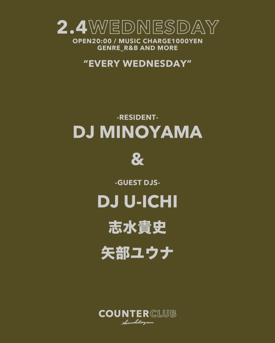 EVERY WEDNESDAY