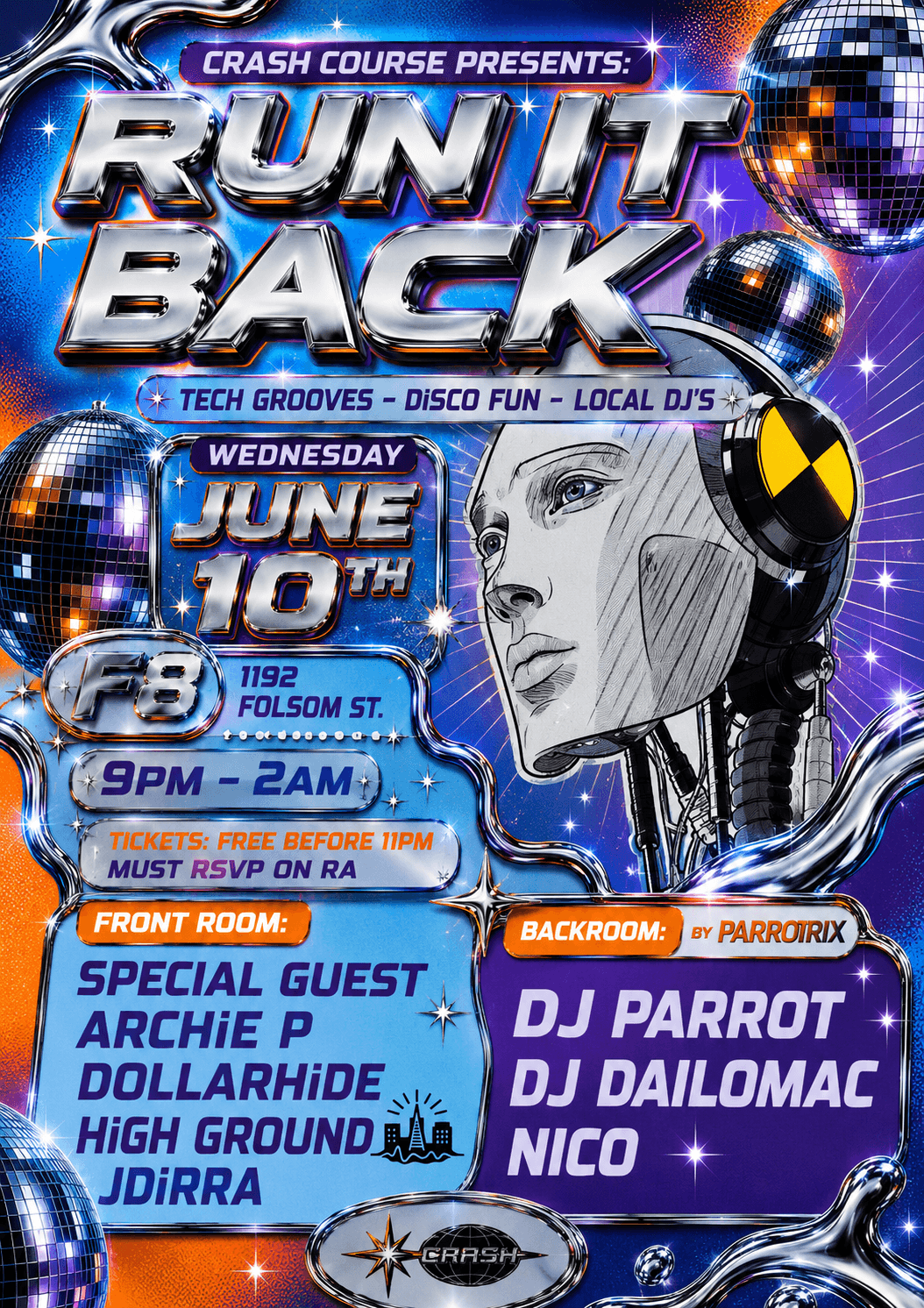 F8 and Crash Course present Run it Back in June