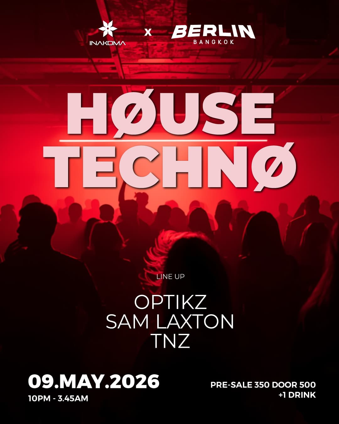Festival After Party! House & Techno by INAKOMA