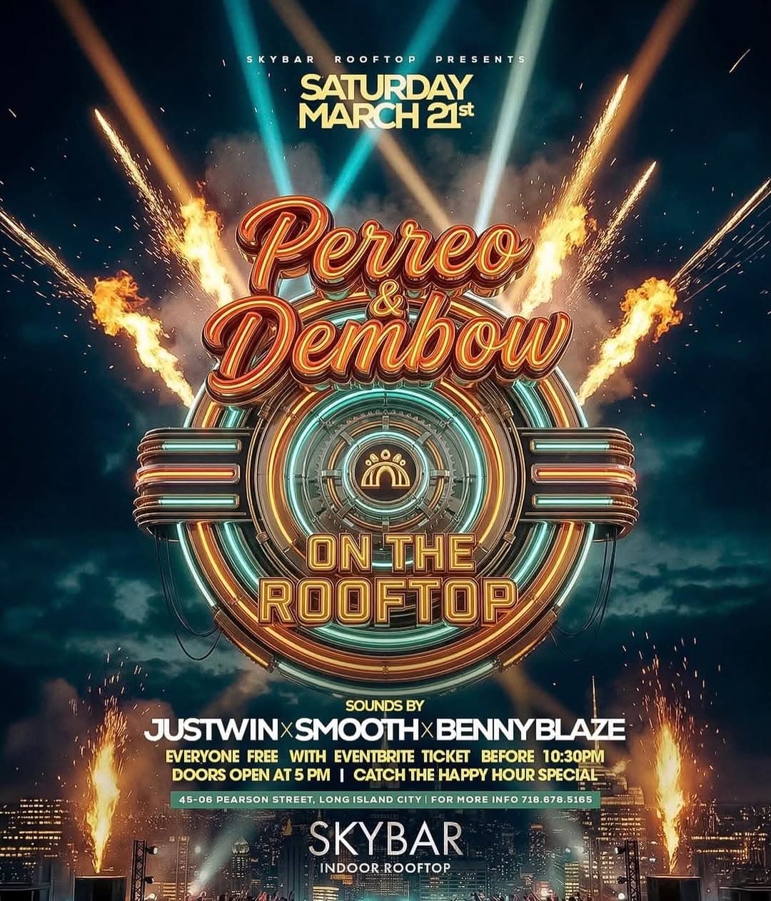 Perreo meets Dembow on the Rooftop