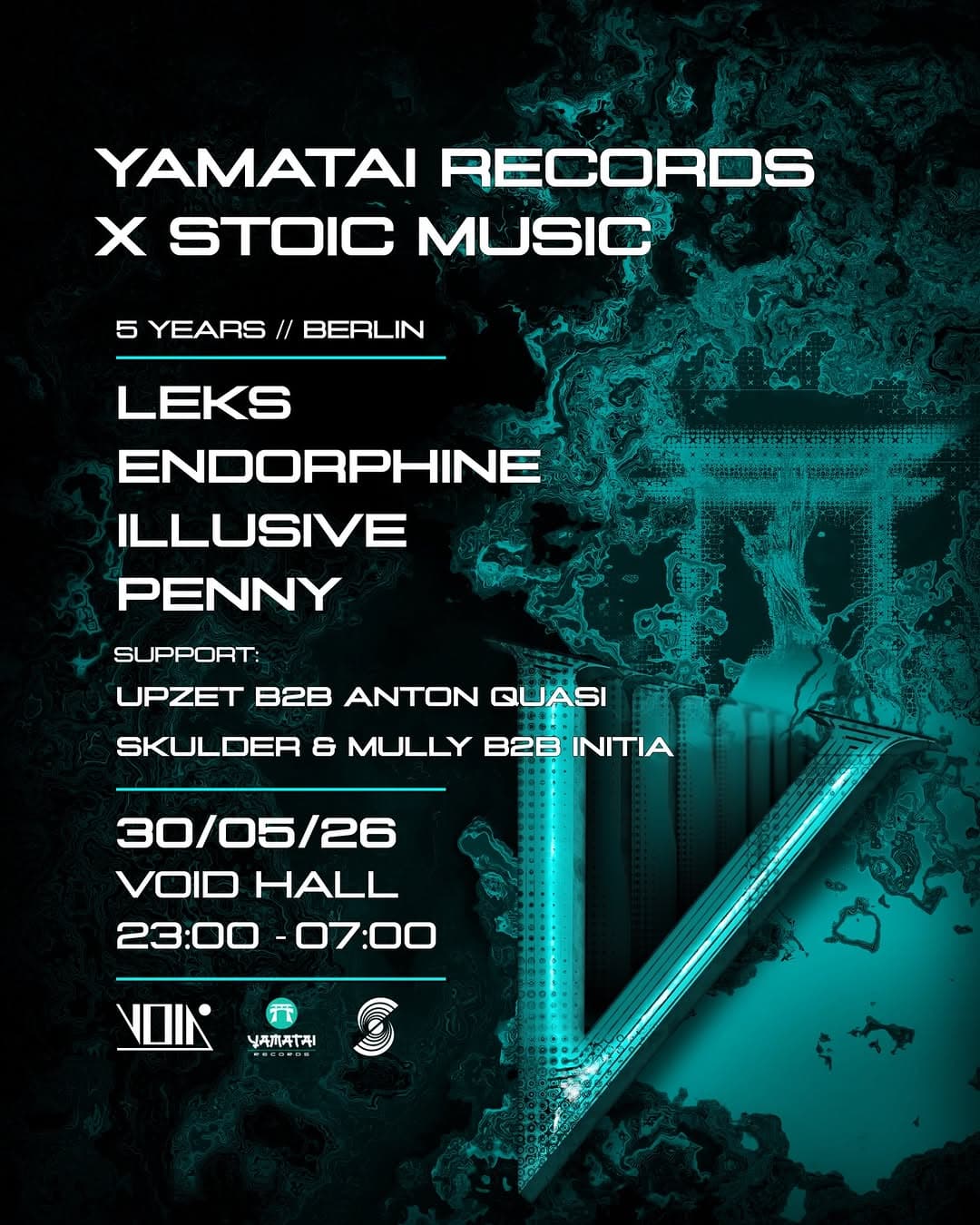 Yamatai Records x Stoic Music - 5 Years of Yamatai Tour