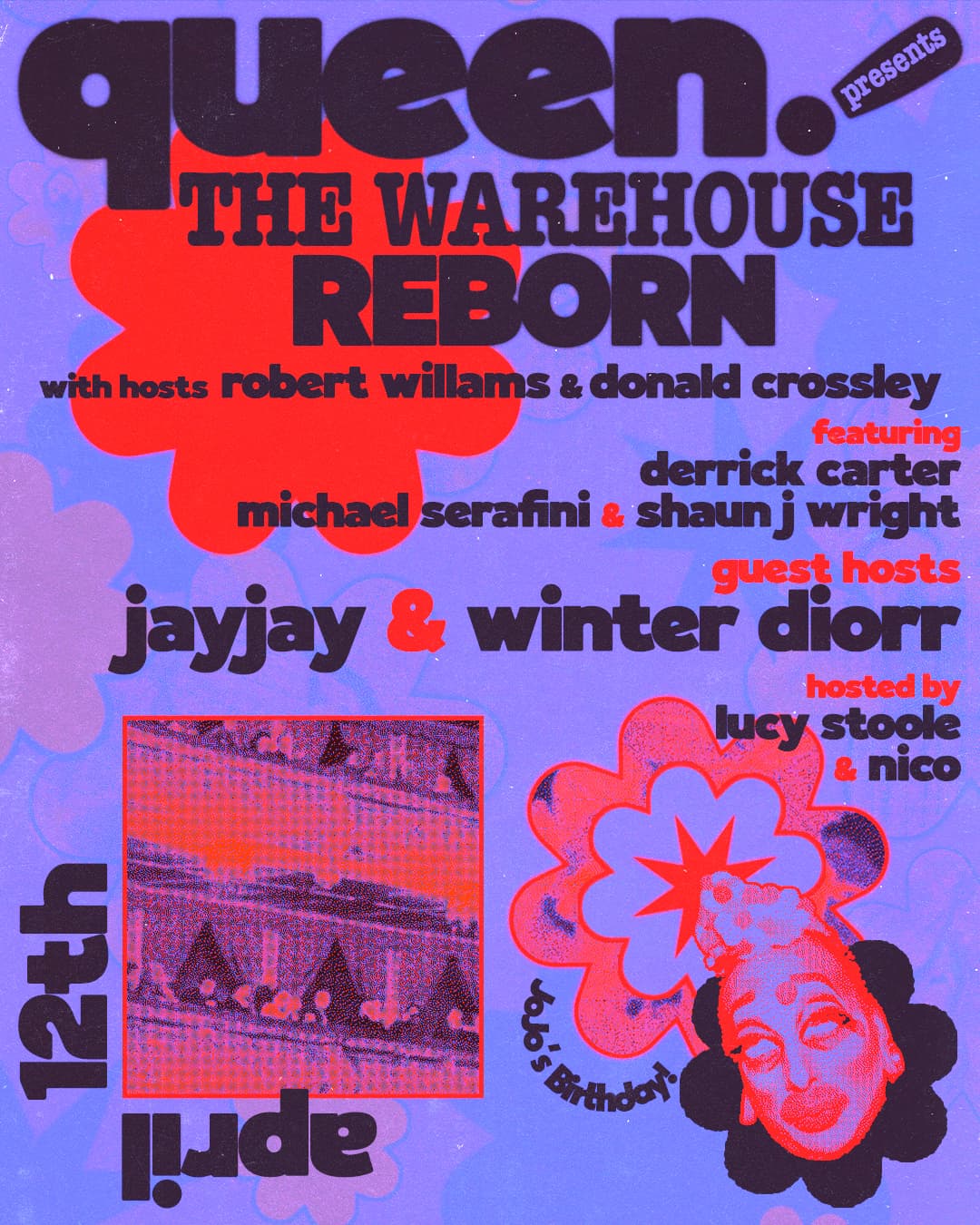 Queen! presents… The Warehouse Reborn with Robert Williams and Donald Crossley