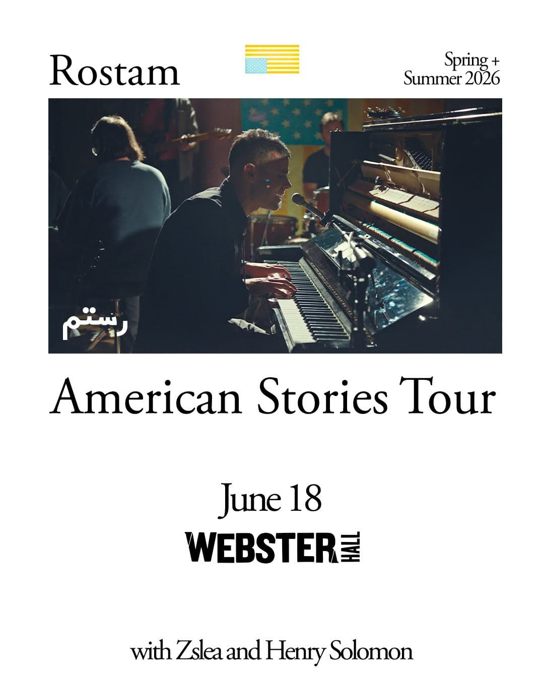 Rostam - American Stories Tour