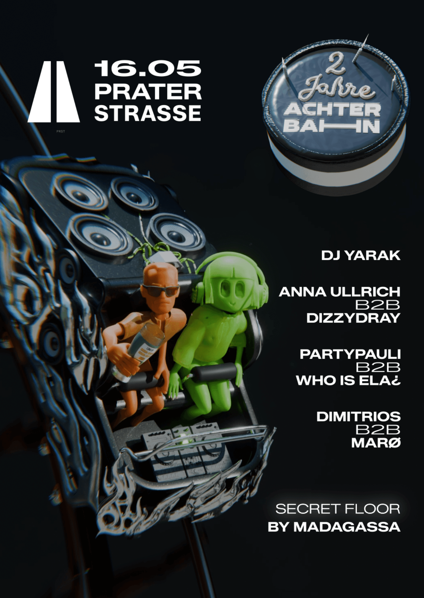Anna Ullrich pres. ACHTERBAHN w DJ YARAK