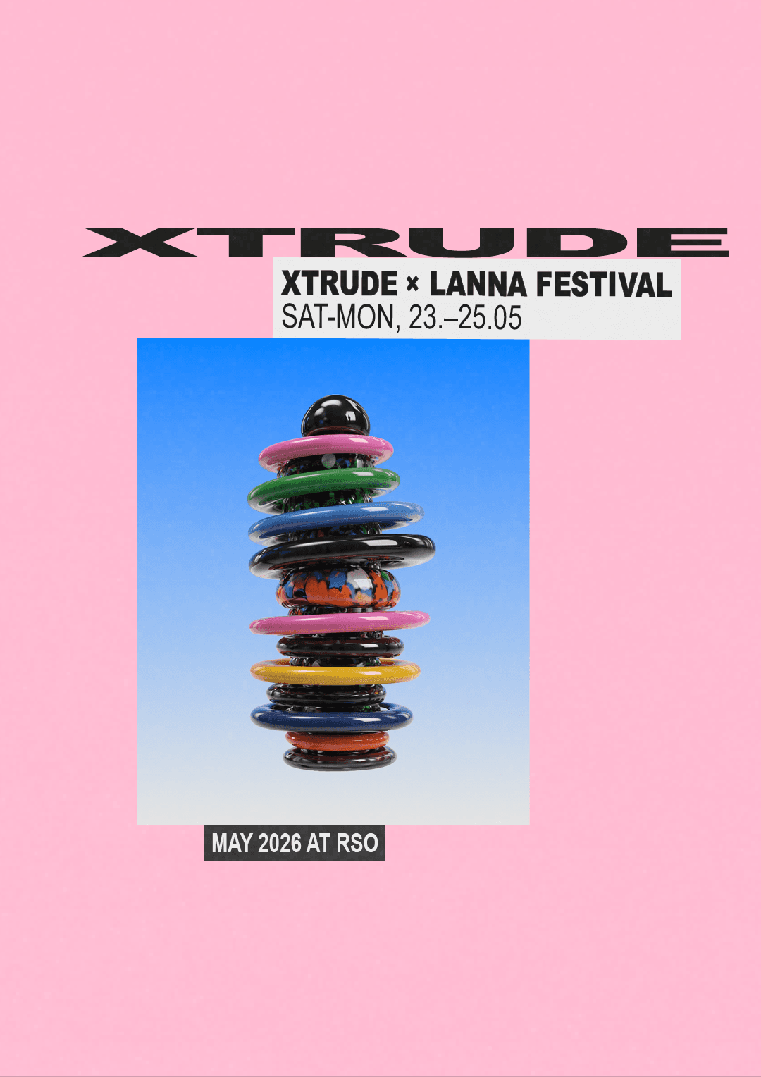 XTRUDE x LANNA FESTIVAL w/ Lewis Fautzi, Kaiser, Christian Wünsch, Skee Mask, and Maruwa