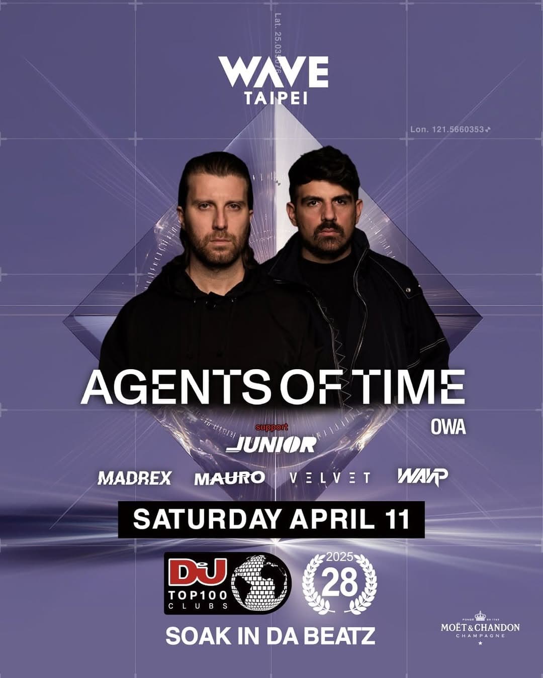 Agents of Time at WAVE Club Taipei