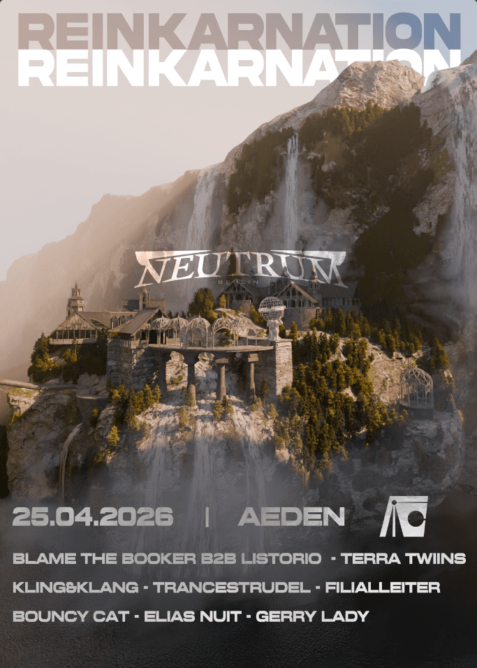 REINKARNATION w/ KLING&KLANG, TERRA TWIINS, Trancestrudel, LISTORIO b2b Blame the Booker