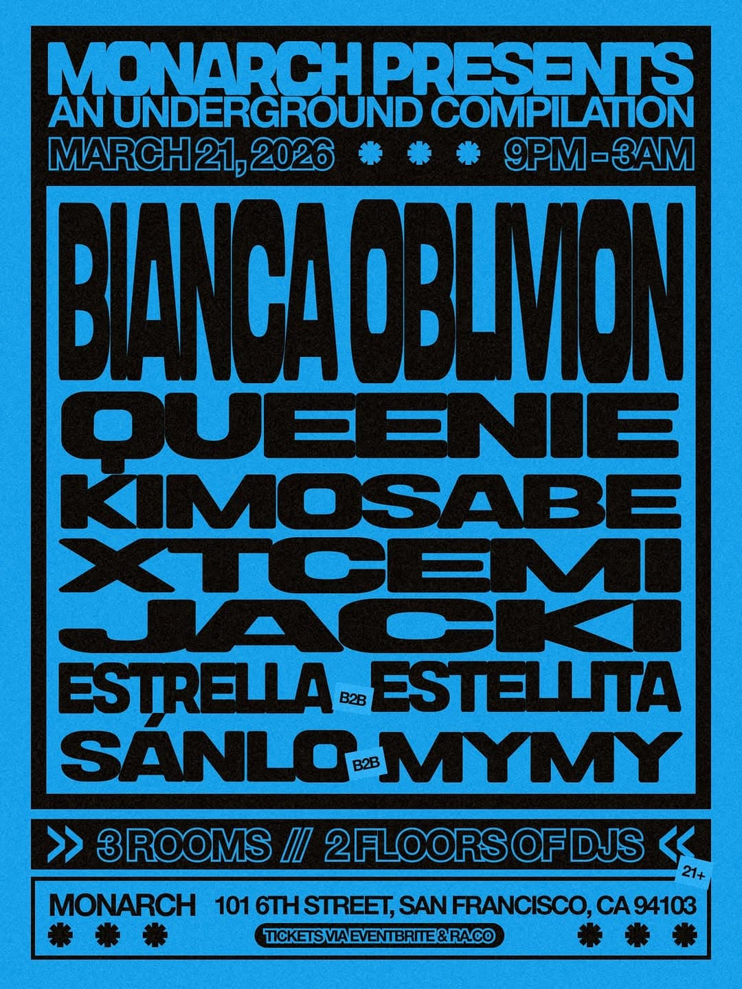 Monarch presents Bay + LA Underground