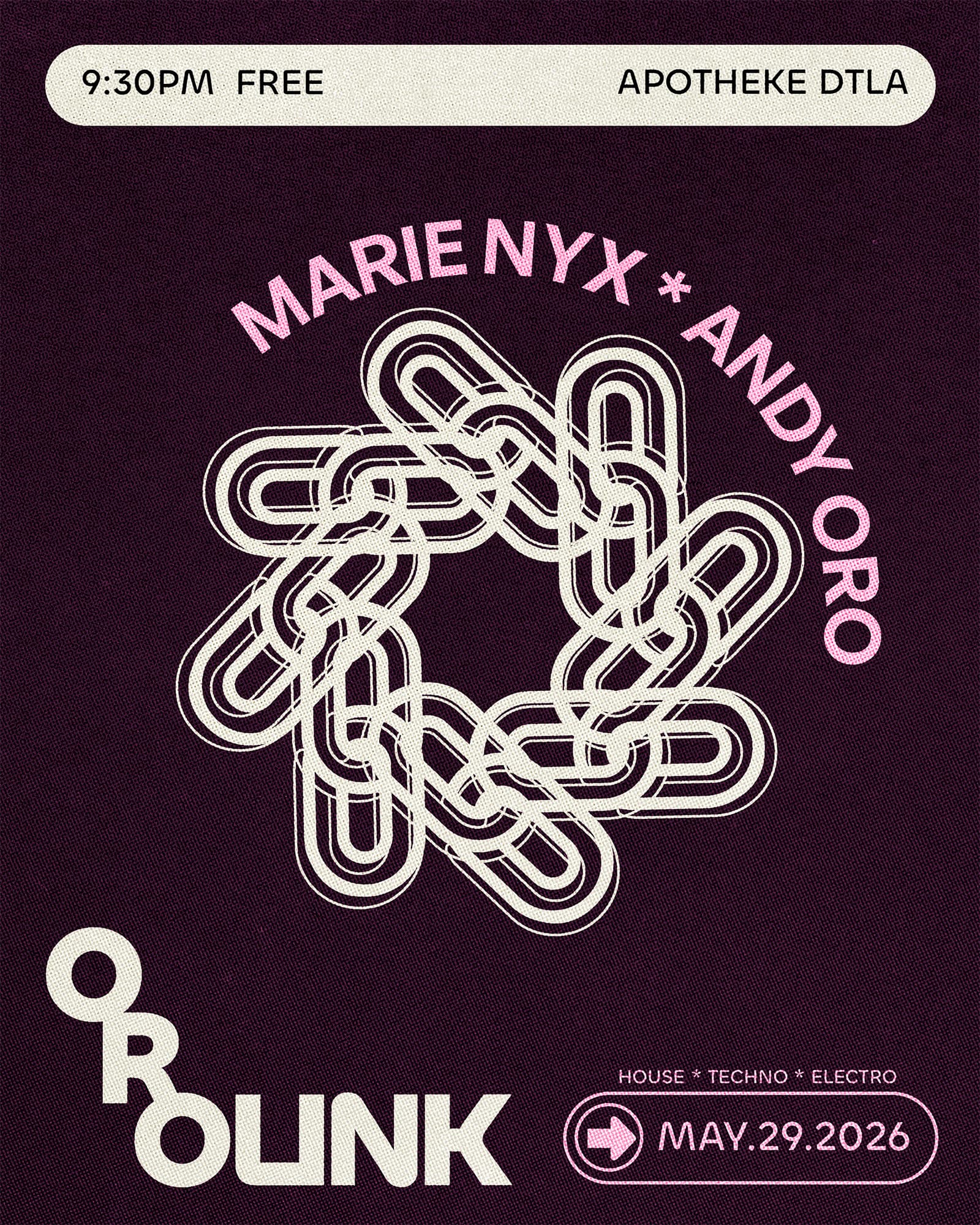 OROLINK: Marie Nyx + Andy Oro