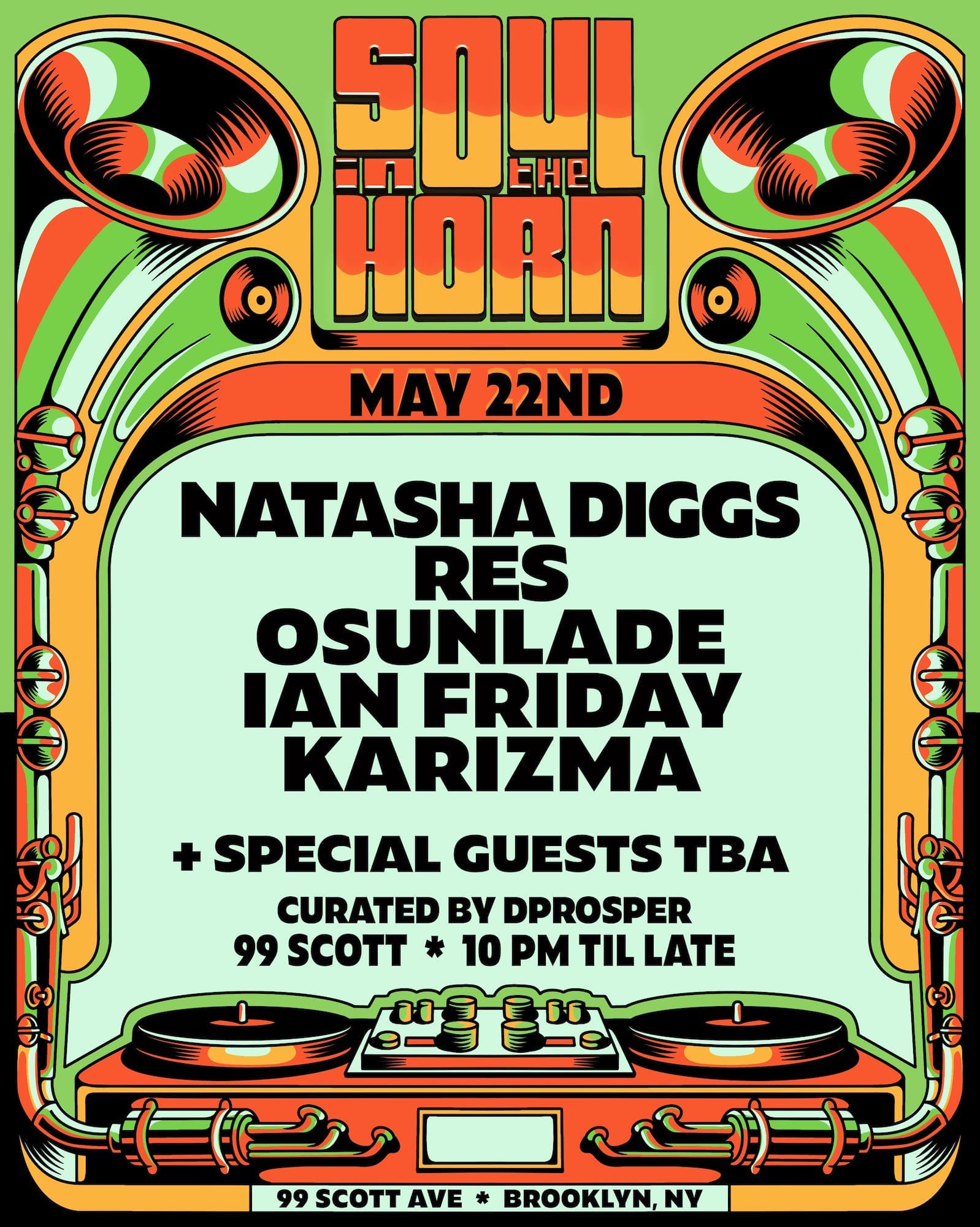 Soul in the Horn ft Natasha Diggs, RES, Karizma, Osunlade, Ian Friday