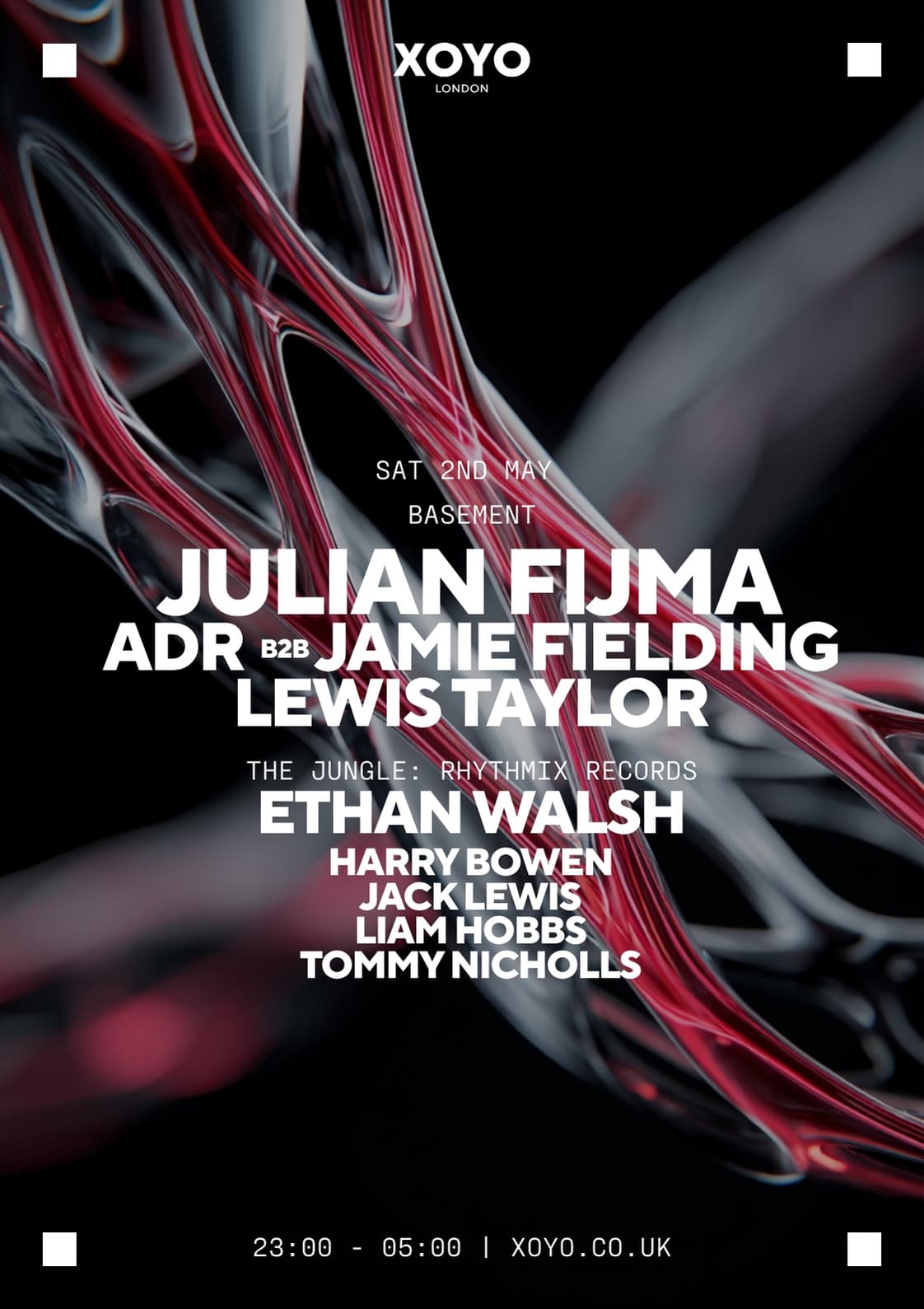 Julian Fijma, Jamie Fielding b2b ADR, & Lewis Taylor