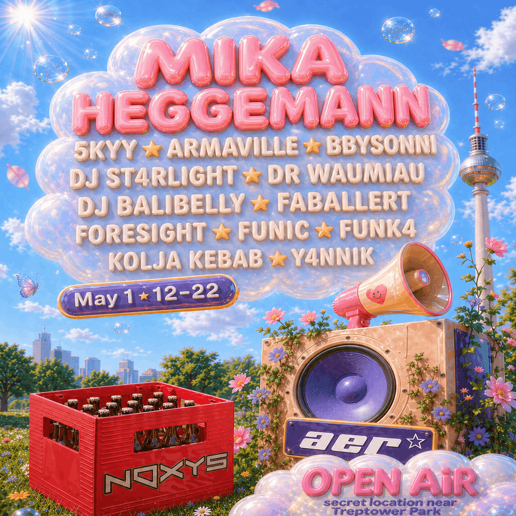 BASS STATT BETON - FREE MAYDAYDEMO & OPEN AIR