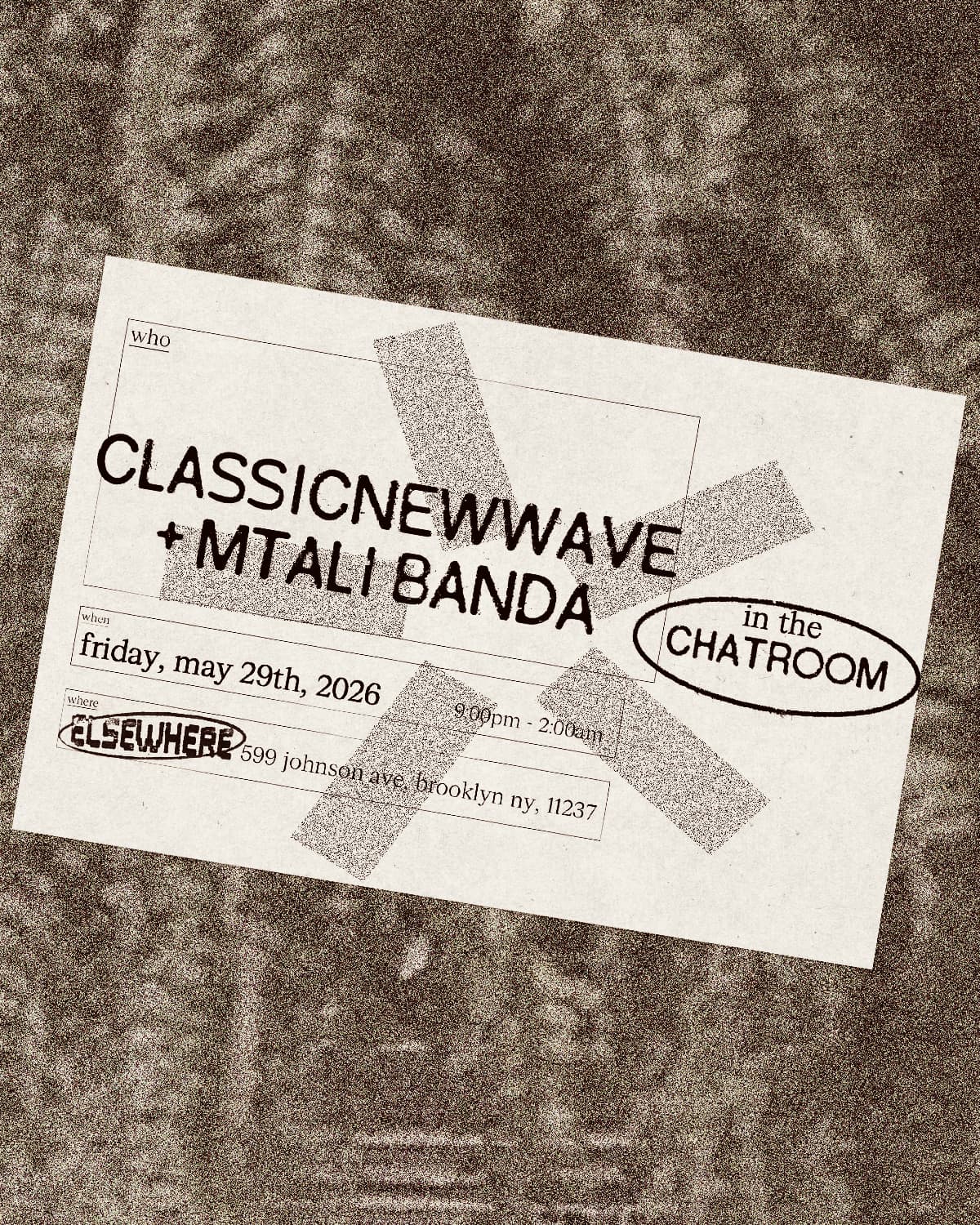 Chatroom: classicnewwave + Mtali Banda