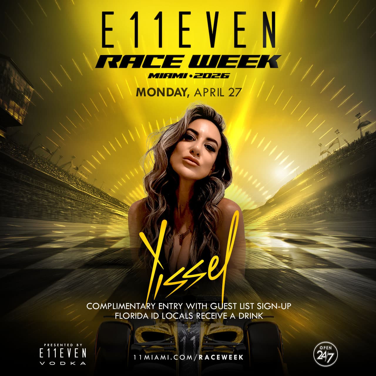Race Week Miami at E11EVEN: Yissel