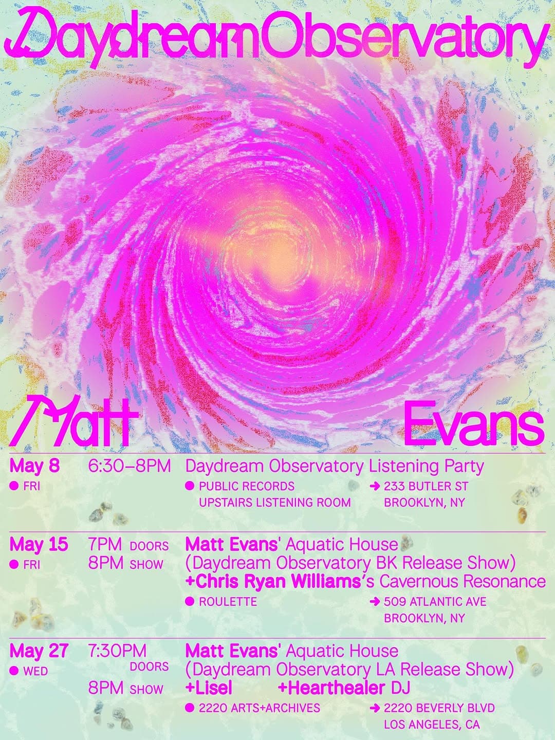 Daydream Observatory Release Show
