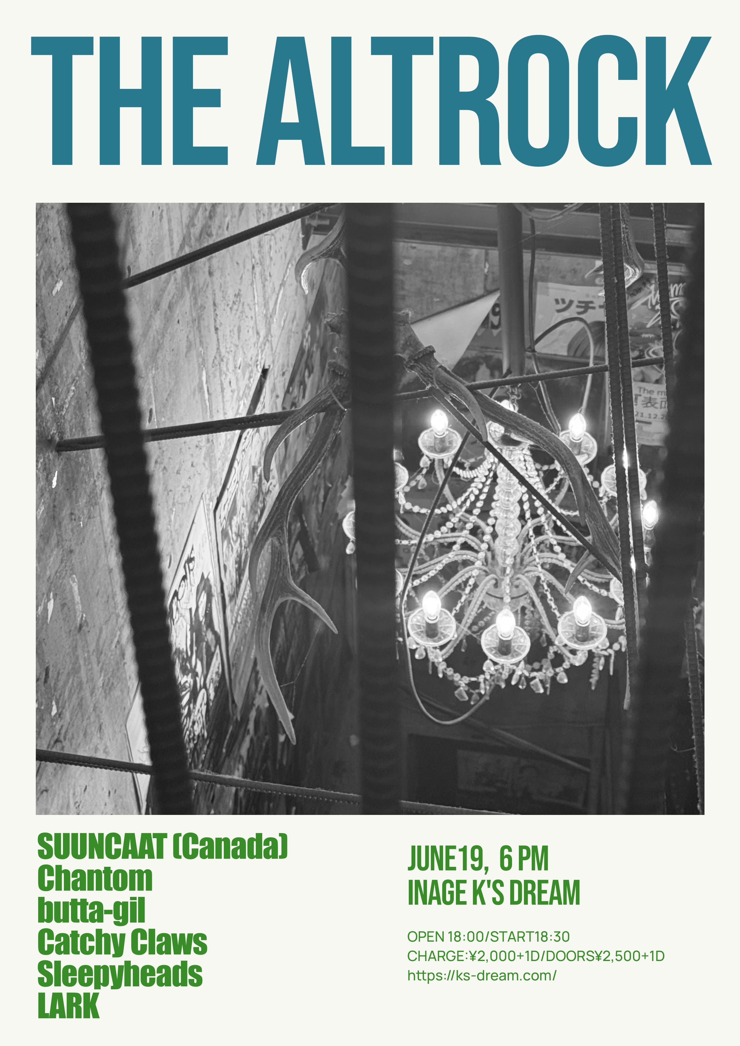 THE ALTROCK~ALTERNATIVE MONTHLY BOOKING~
