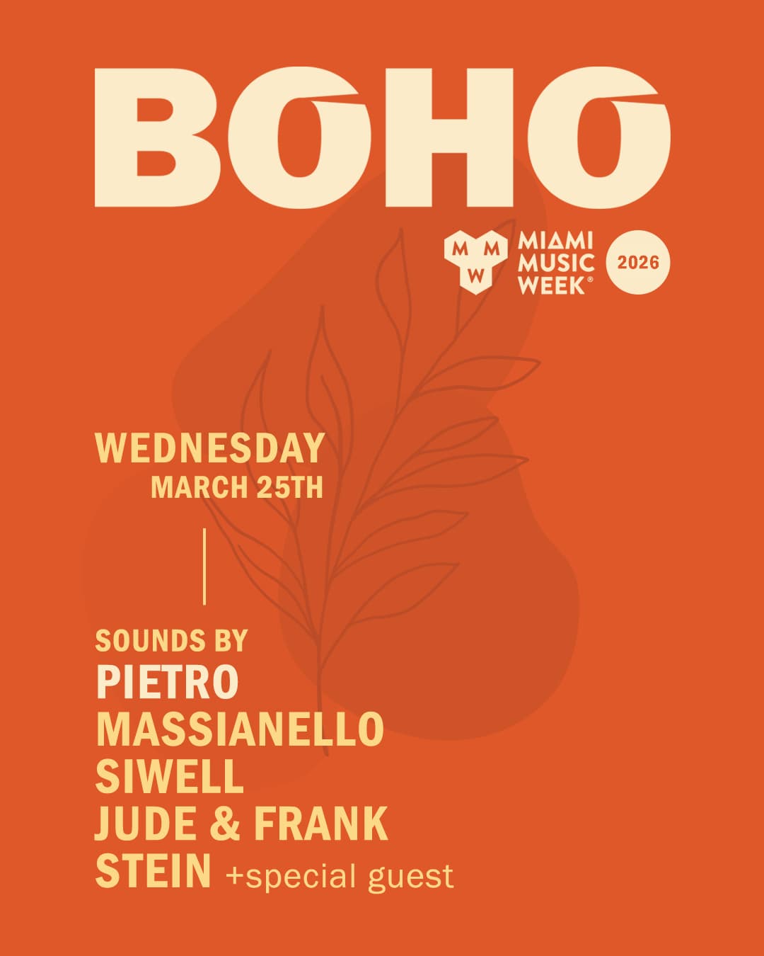 MMW 2026 - WEDNESDAY at BOHO