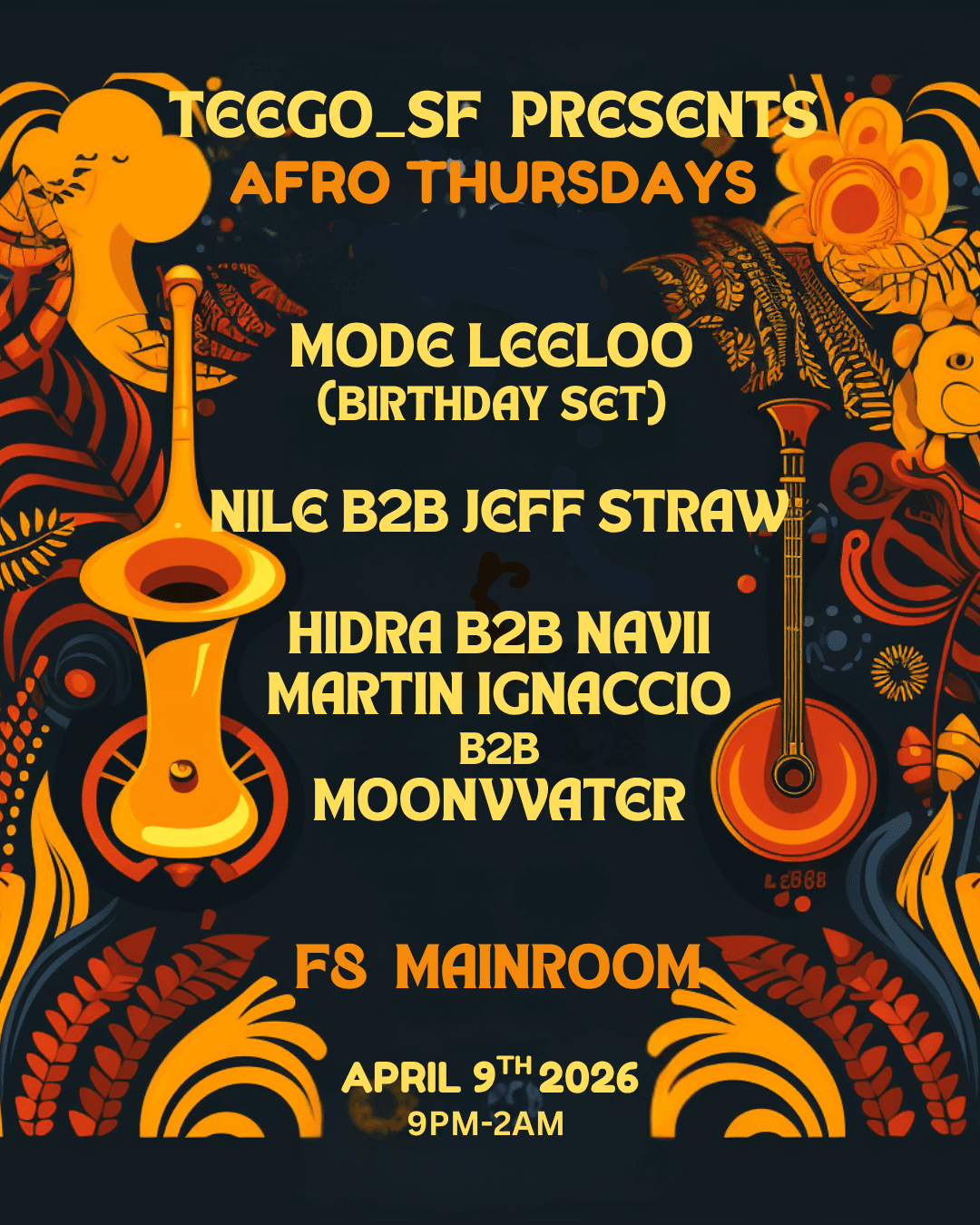 Afro House Thursdays presents Mode Leeloo's Birthday