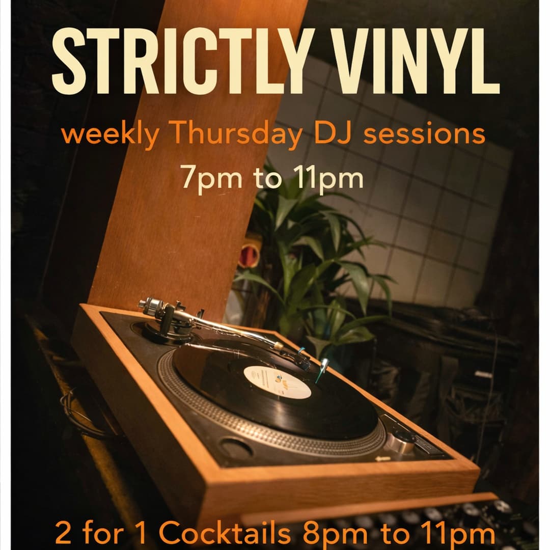 Strictly Vinyl free Thursdays DJ sessions