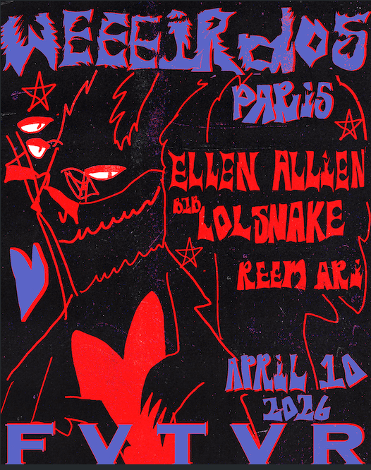 WEEEIRDOS: Ellen Allien B2B LOLSNAKE, REEM ARI