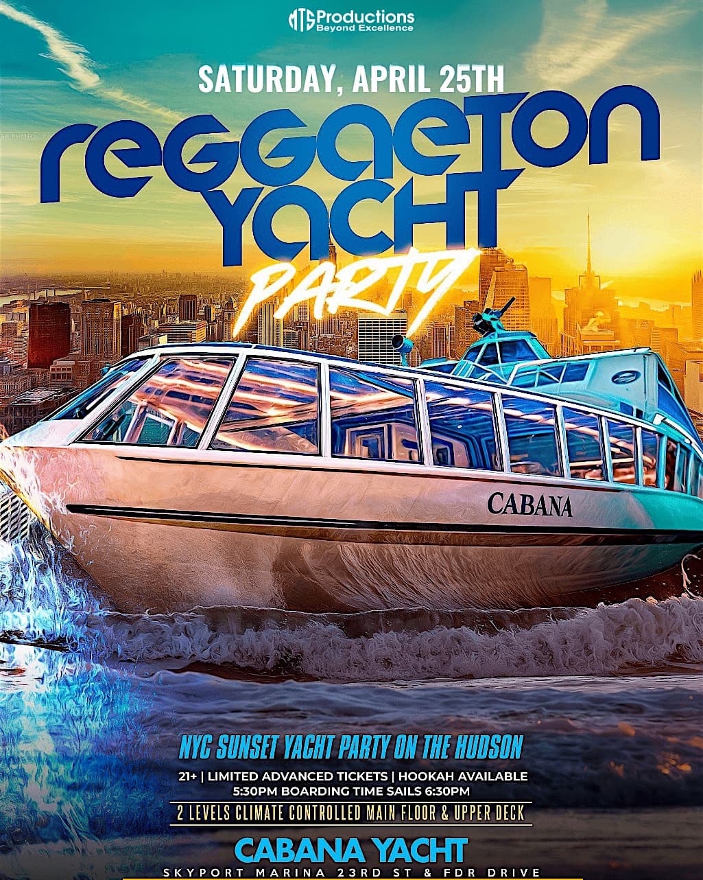 Reggaeton Sunset Yacht Party