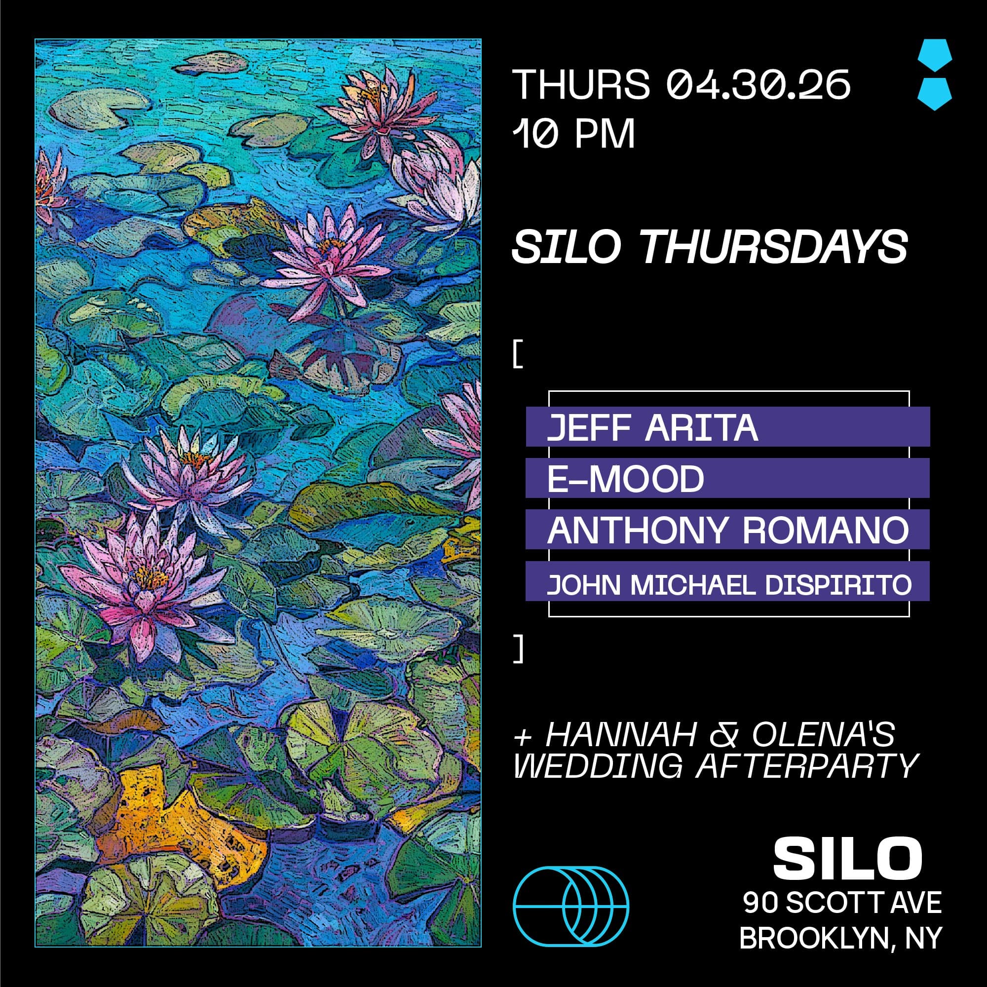 SILO Thursdays: Jeff Arita / E-Mood / Anthony Romano & more