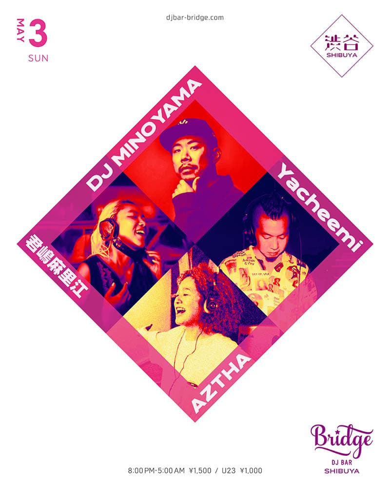 DJ MINOYAMA, Marie Kimishima, Yacheemi & AZTHA