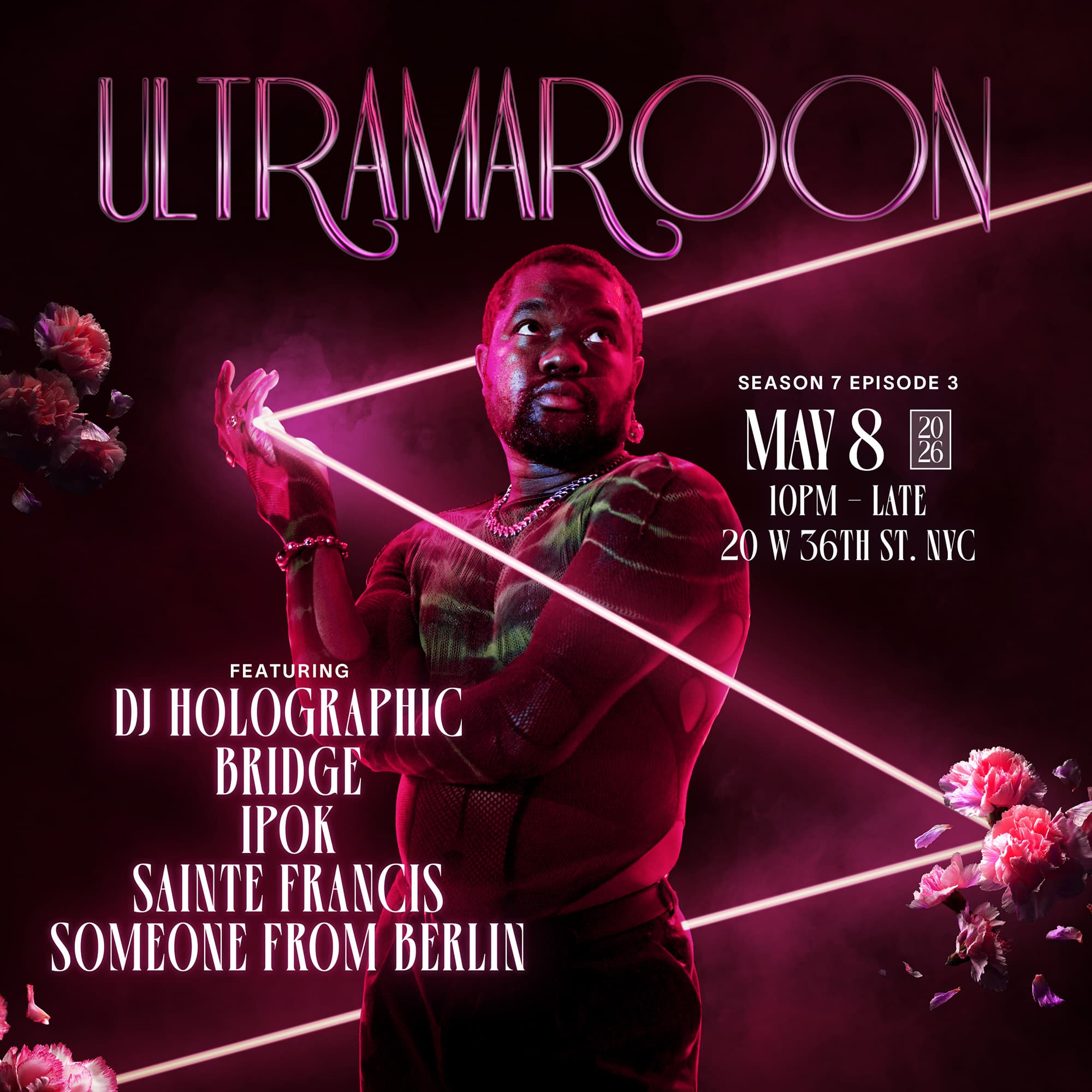UltraMaroon with DJ Holographic