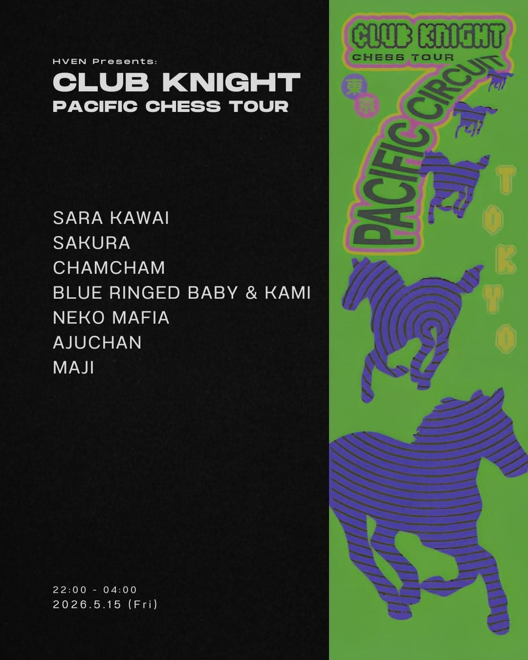 HVEN PRESENTS: CLUB KNIGHT PACIFIC CHESS TOUR