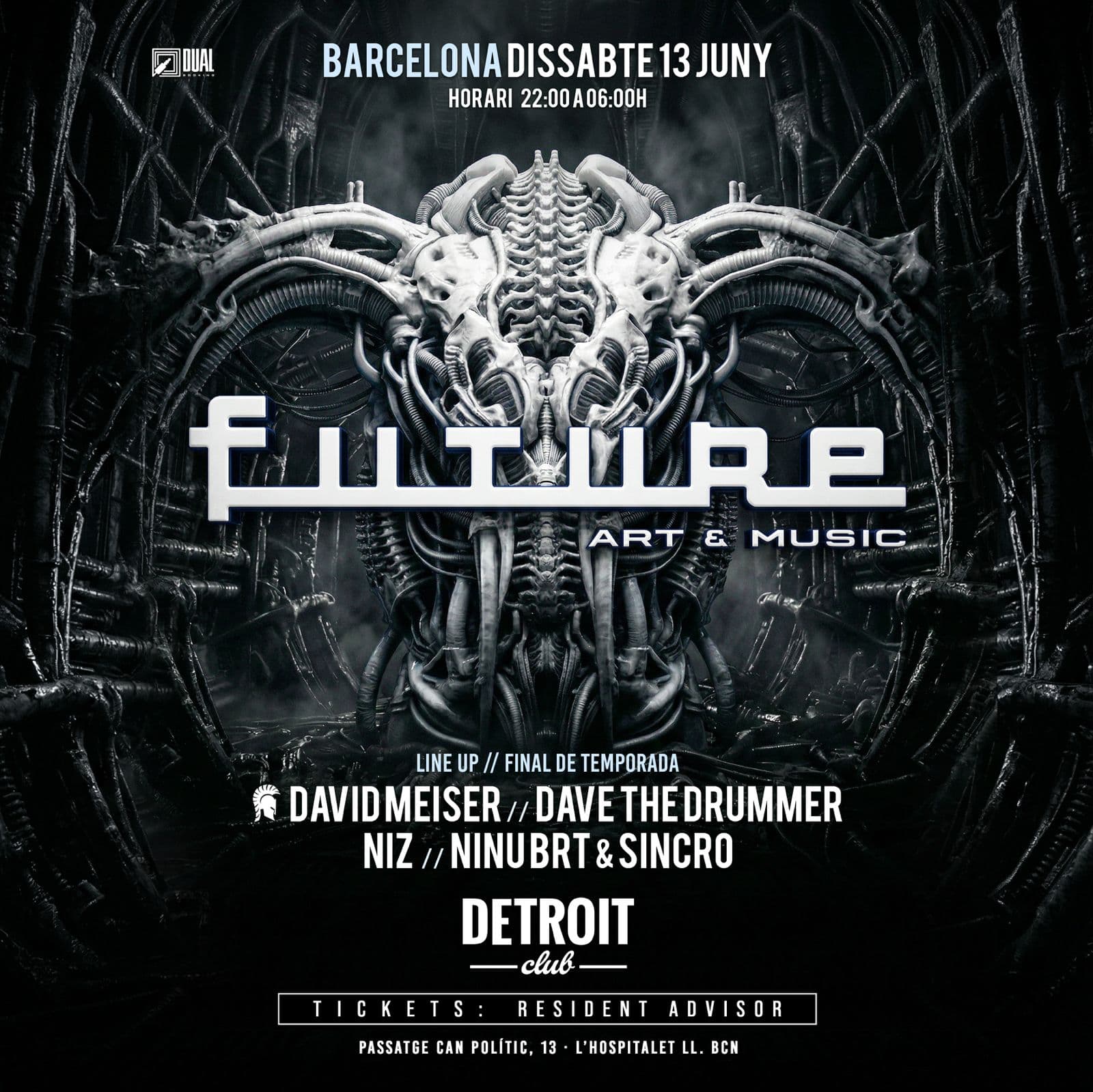 FUTURE: David Meiser, DAVE the Drummer, NiZ, Ninu Brt&Sincro