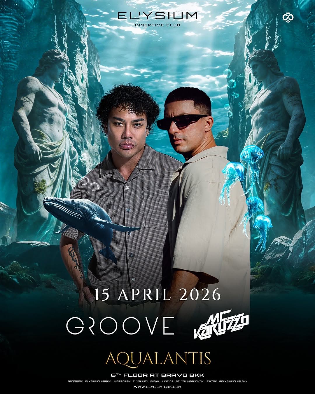 ELYSIUM presents AQUALANTIS - GROOVE & MC KARUZO