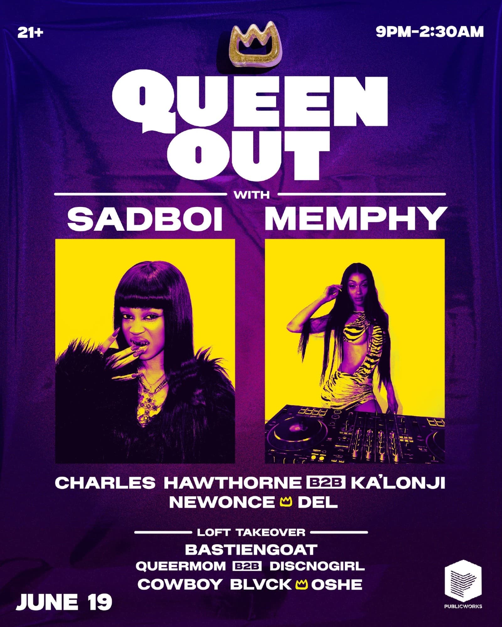 QUEEN OUT with SadBoi, Memphy, & More