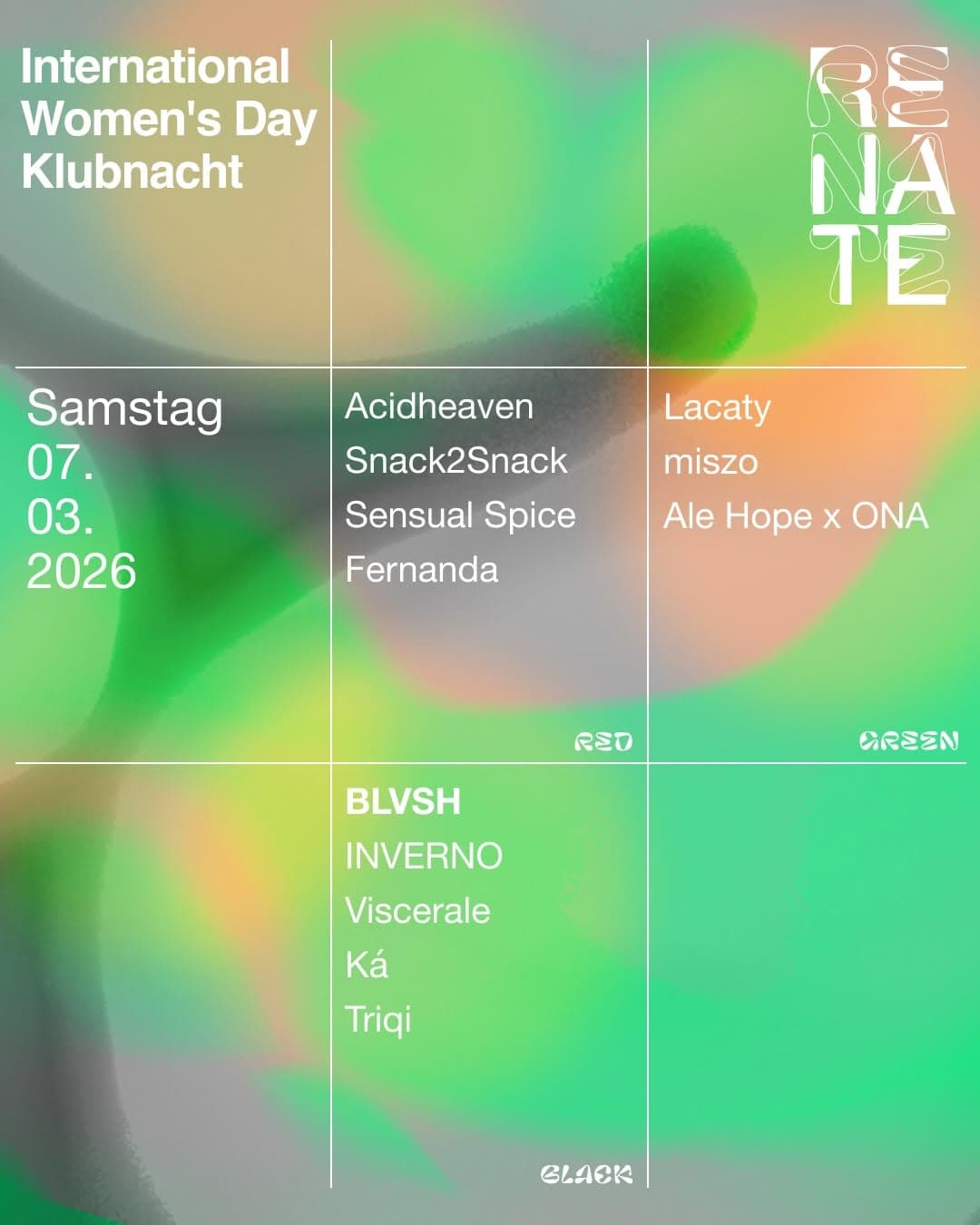 International Women's Day Klubnacht