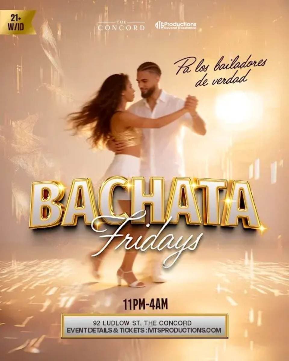 Friday Bachata Night - Traditional Bachata - Apr 24