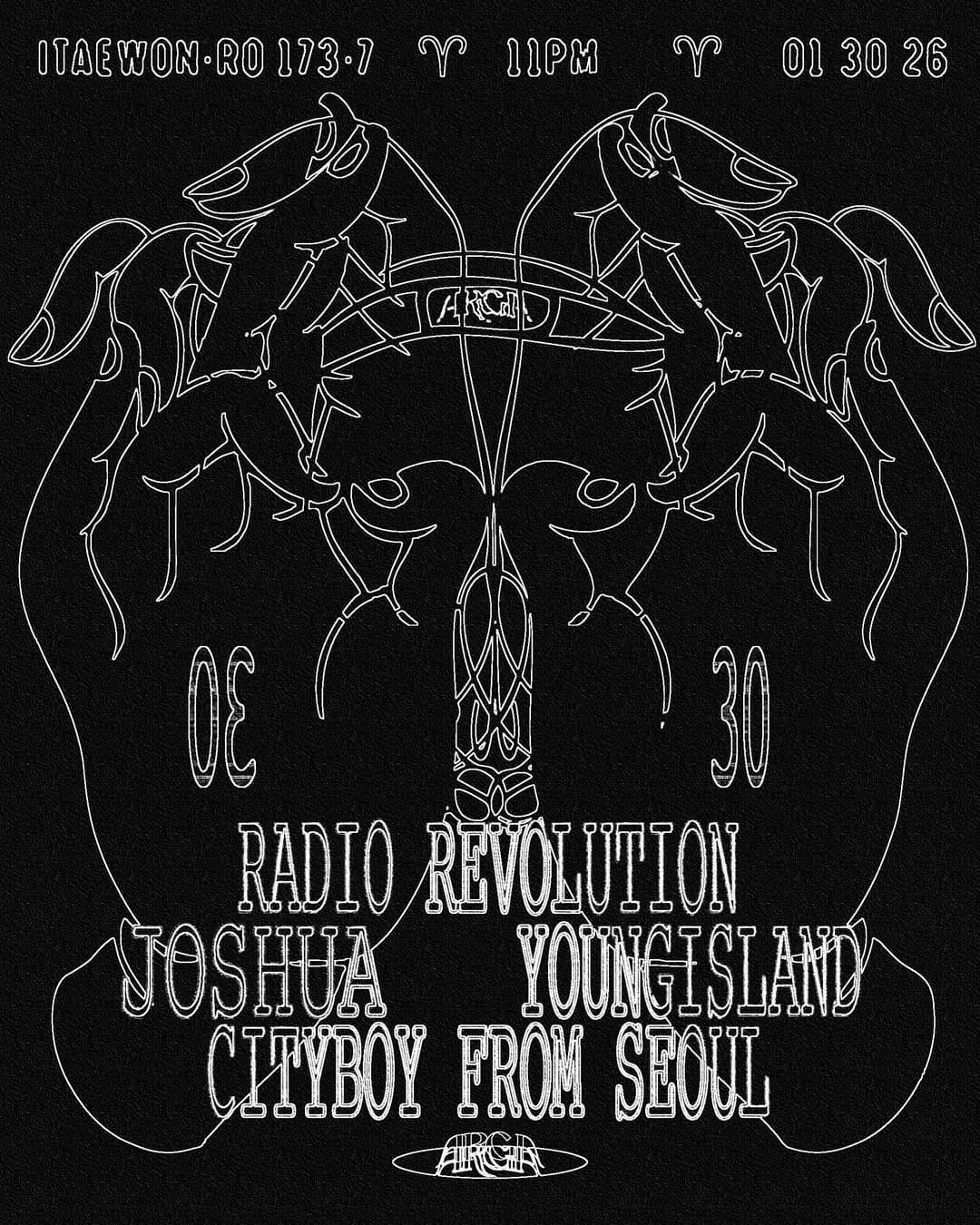 Arga Seoul w/ Radio Revolution, Cityboy from Seoul, Joshua, Youngisland