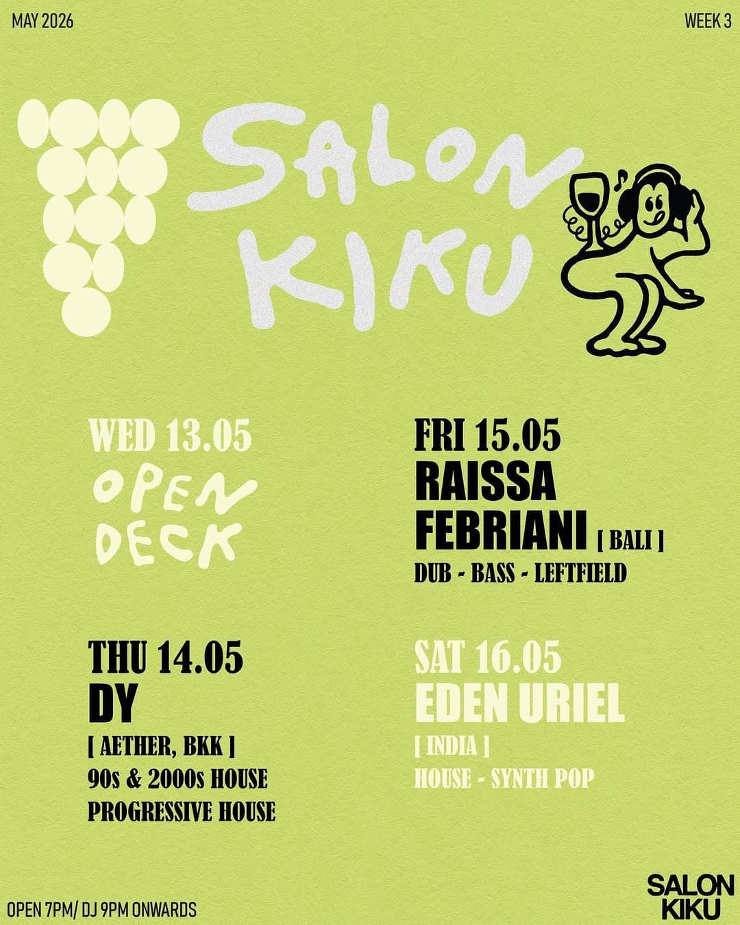 Open Deck at Salon Kiku