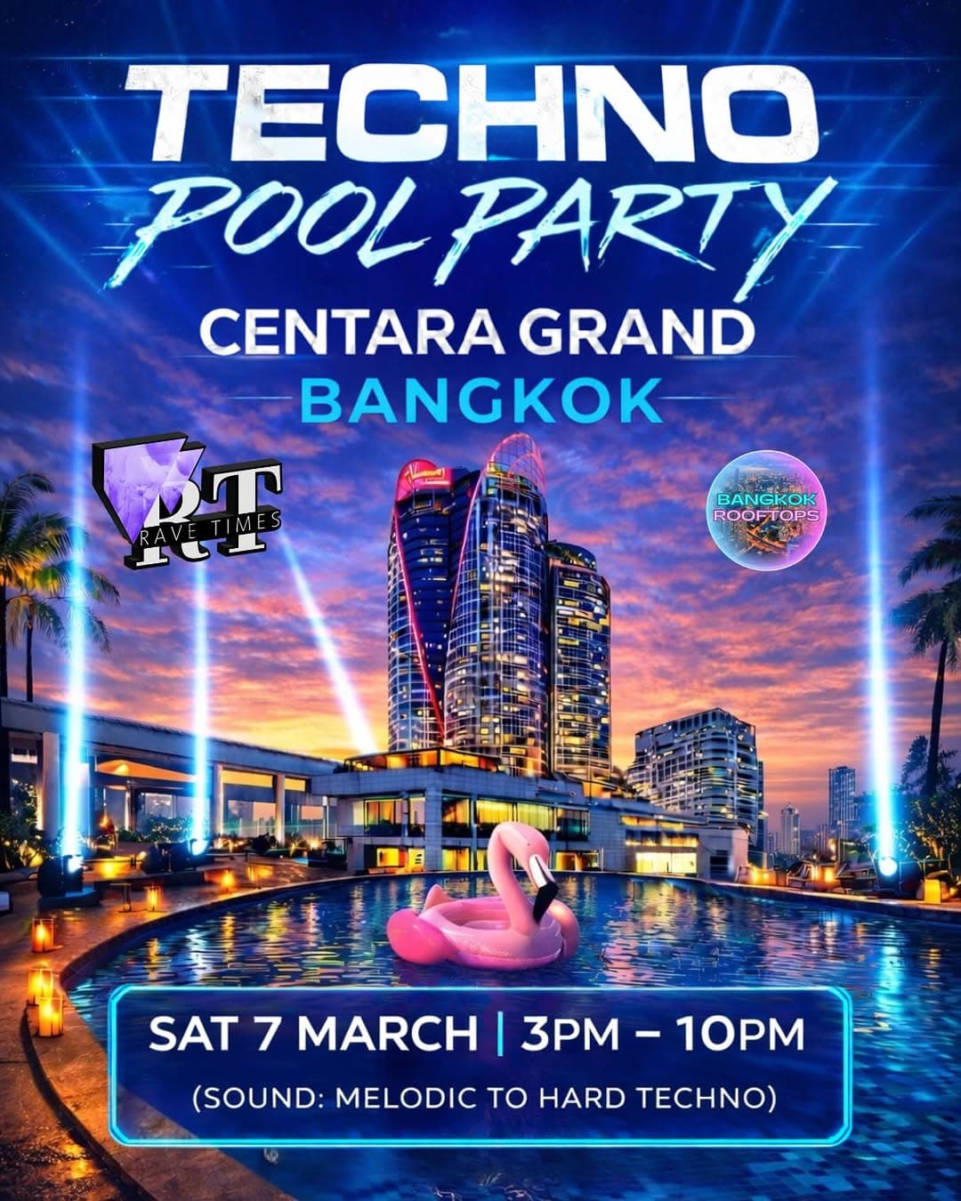 Bangkok's Techno Pool Party