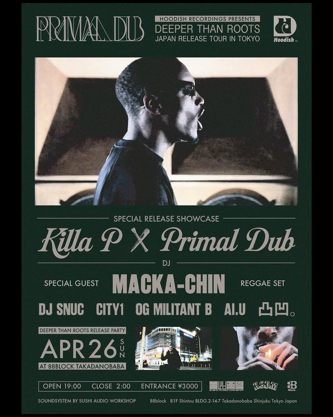 PRIMAL DUB - DEEPER THAN ROOTS (Japan Release Tour in Tokyo)