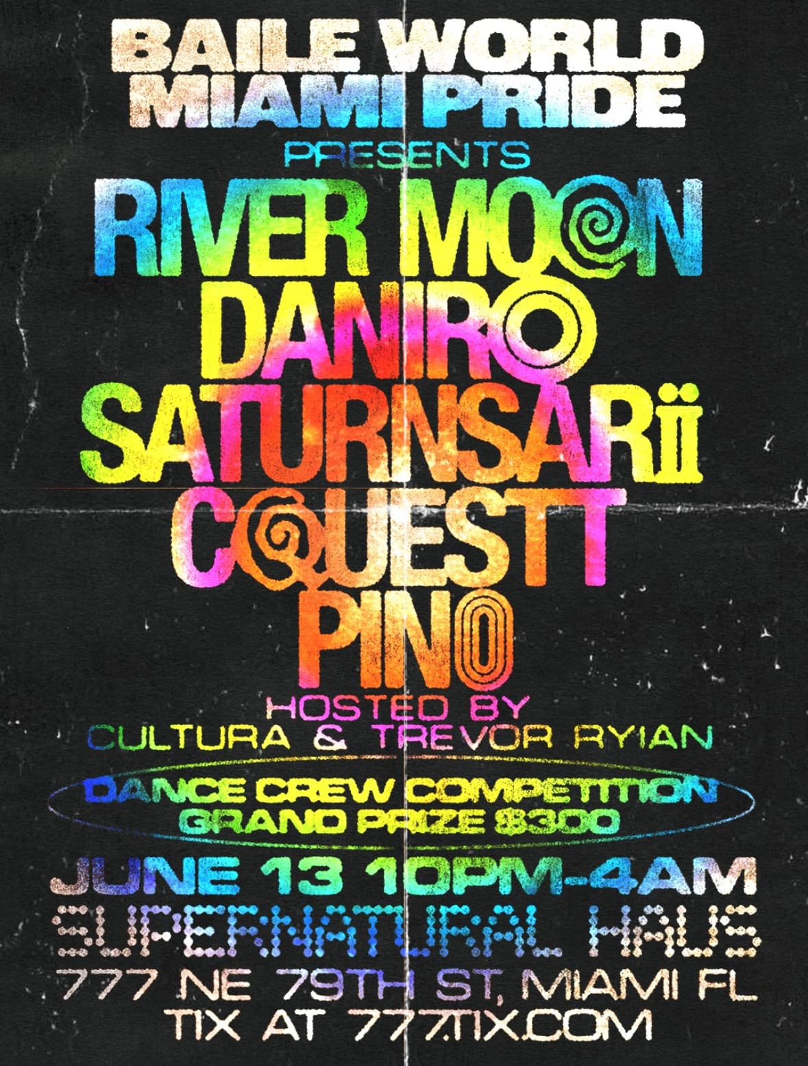BAILE WORLD ft River Moon, Daniro, SATURNSARii, Cquestt