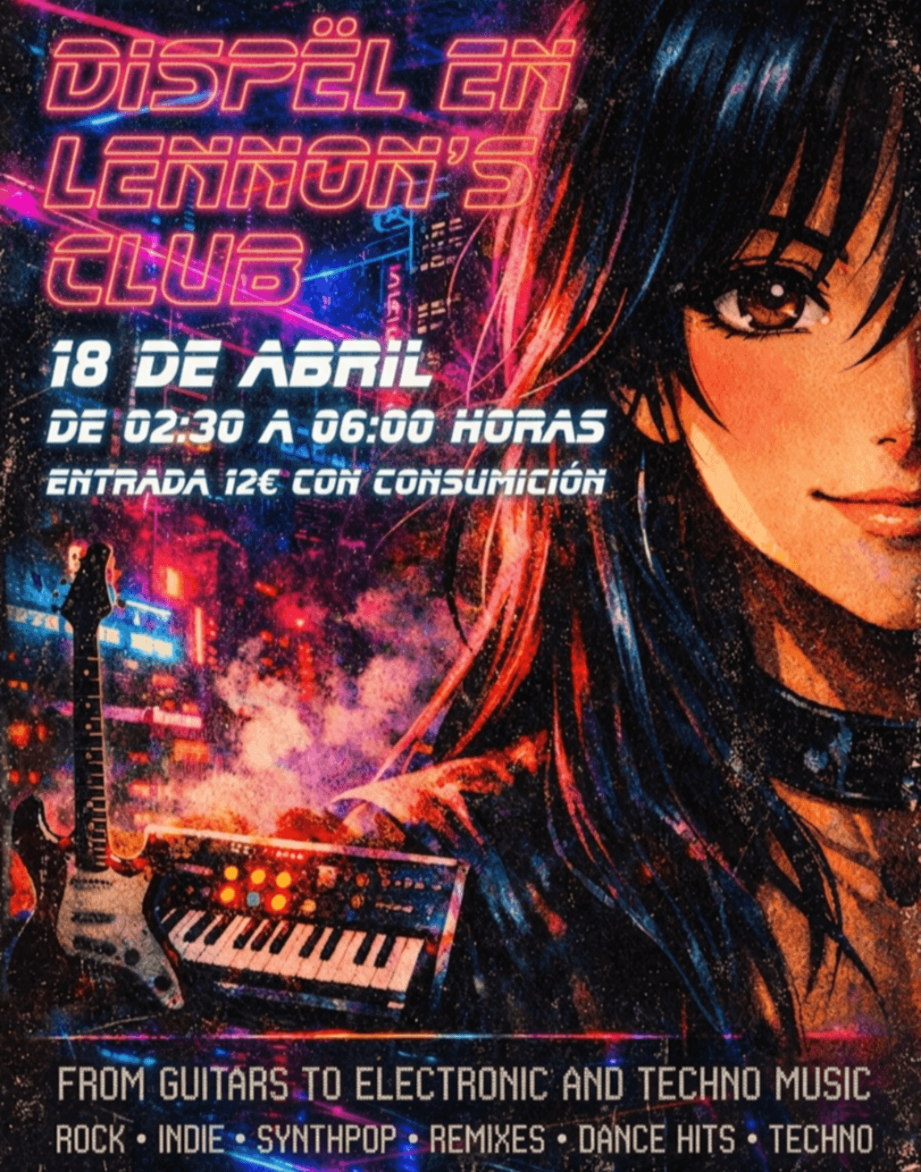 From Guitars to Electronic and Techno Music