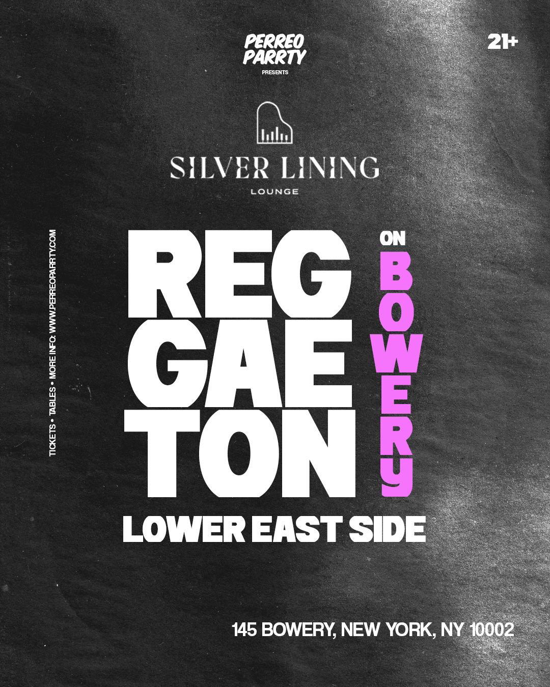 REGGAETON ON BOWERY - Latin & Reggaeton Party Downtown NYC